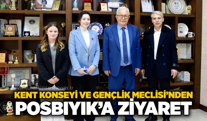 Kent Konseyi ve Gençlik Meclisi’nden Posbıyık’a ziyaret