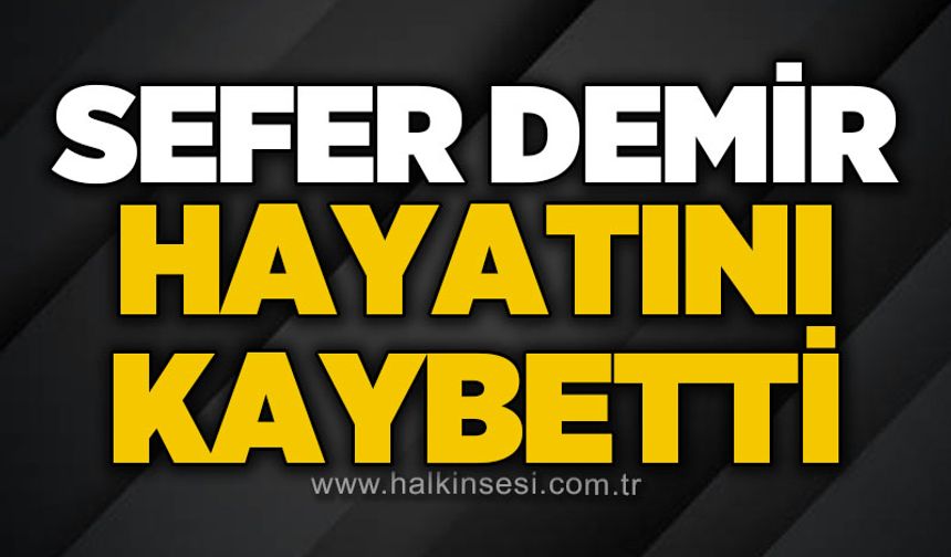 Sefer Demir hayatını kaybetti