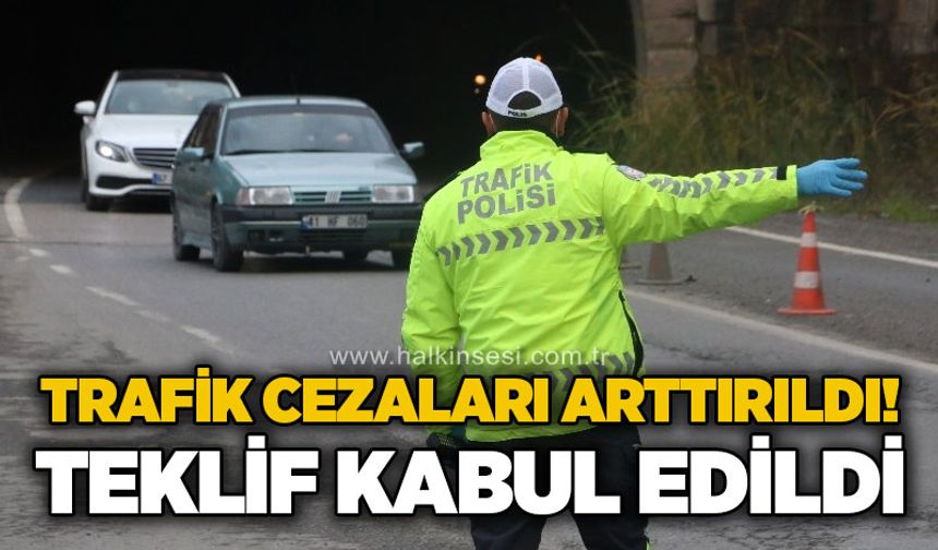 Trafik cezaları artırıldı: Teklif TBMM'de kabul edildi