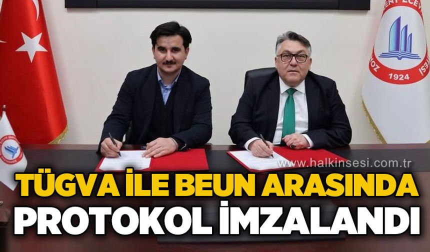 TÜGVA ile BEUN Arasında İhtisas Akademi Programı İş Birliği Protokolü imzalandı