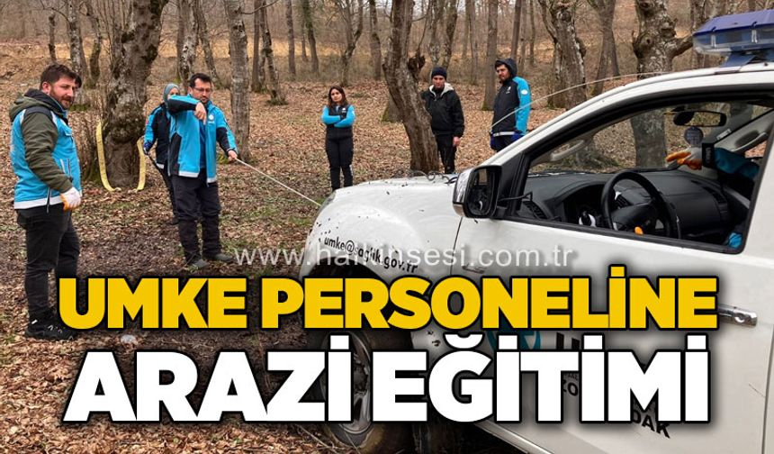 UMKE personeline arazi eğitimi