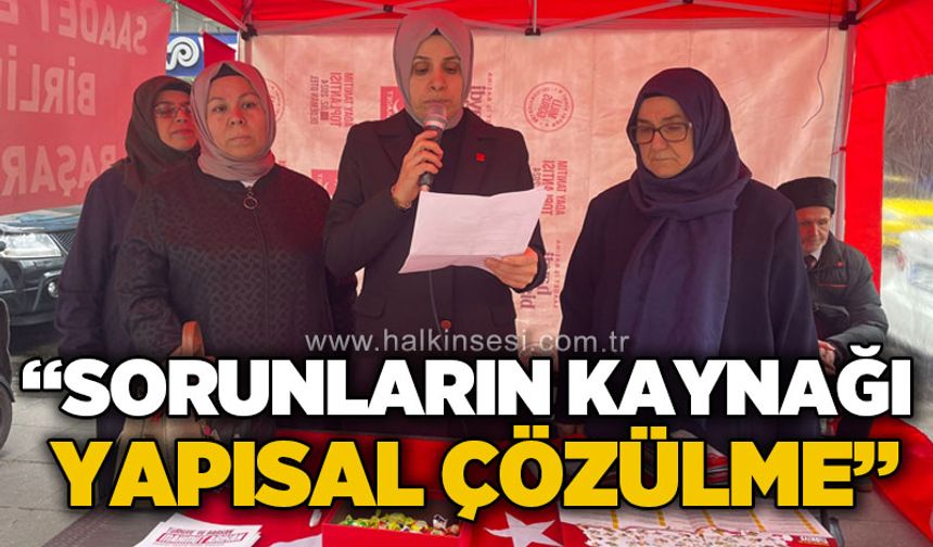 "Sorunların kaynağı yapısal çözülme"