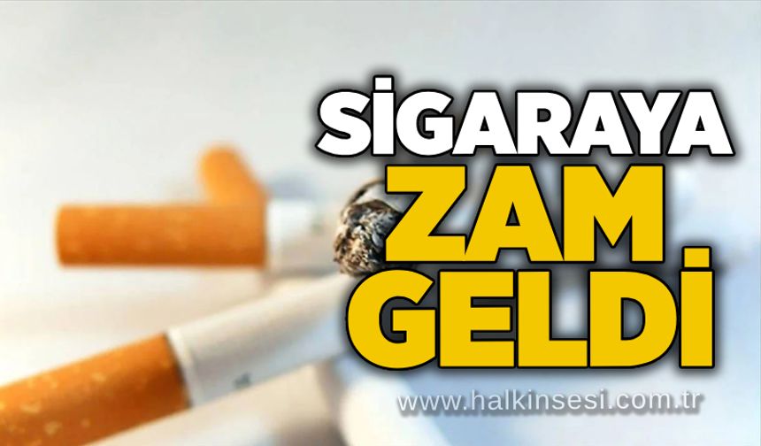 Sigaraya zam geldi