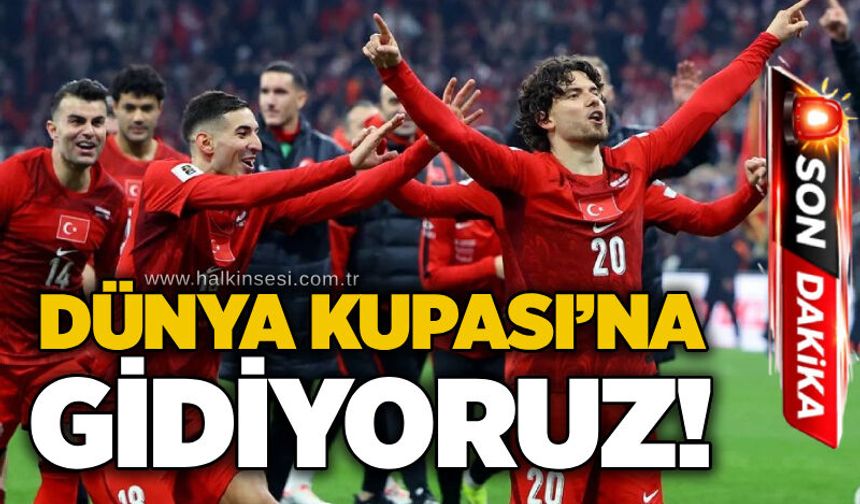 Dünya Kupası’na gidiyoruz!