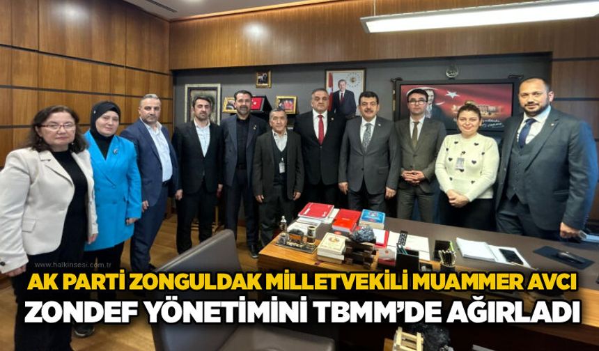 AK Parti Zonguldak Milletvekili Muammer Avcı ZONDEF yönetimini TBMM’de ağırladı