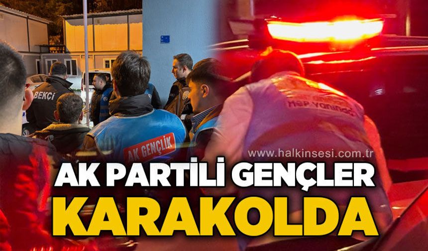 AK Gençlik karakolda