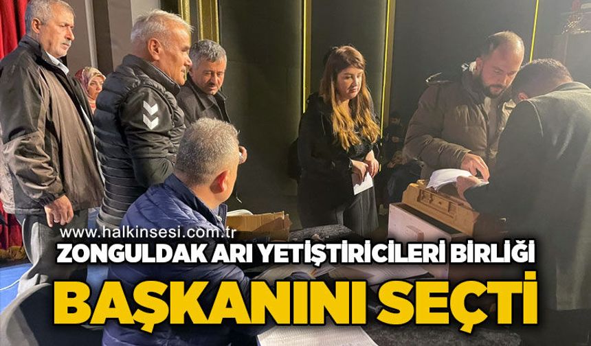 Zonguldak Arı Yetiştiricileri Birliği başkanını seçti