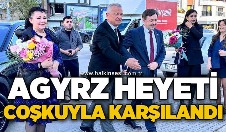 Agyrz heyeti Çaycuma'da coşkuyla karşılandı