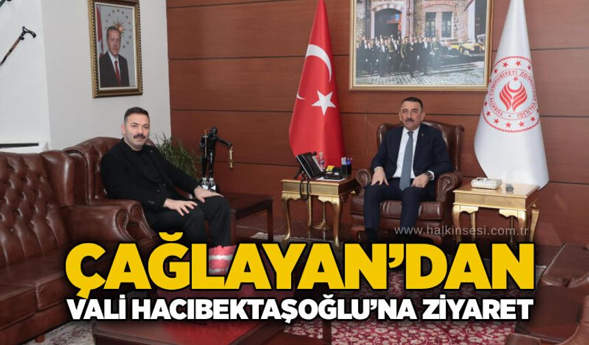 Çağlayan’dan Vali Hacıbektaşoğlu’na ziyaret