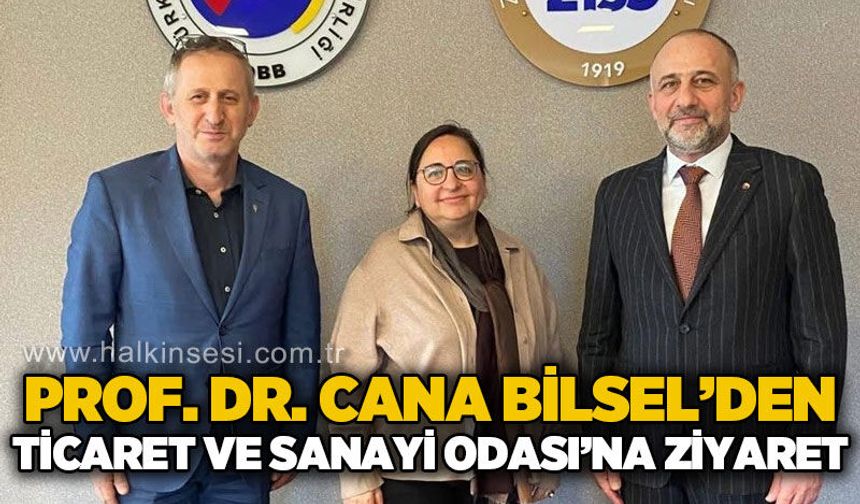 Prof. Dr. Cana Bilsel'den Ticaret ve Sanayi Odası'na ziyaret