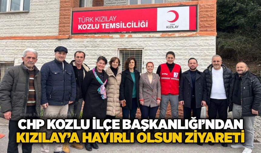 CHP Kozlu İlçe Başkanlığı’ndan Kızılay’a hayırlı olsun ziyareti