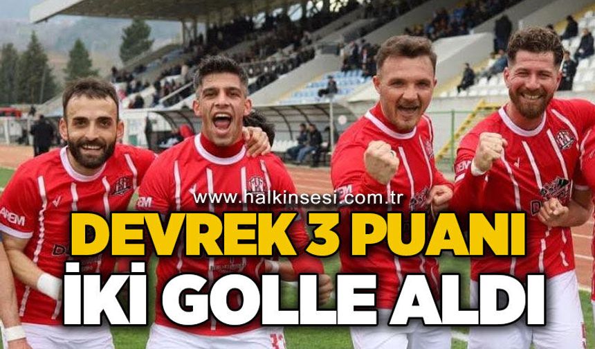 Devrek 3 puanı iki golle aldı...