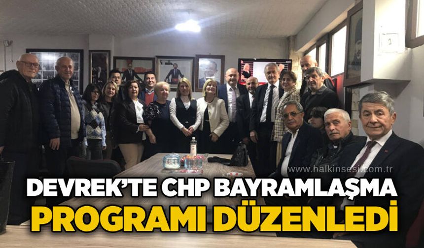 Devrek’te CHP bayramlaşma programı düzenledi