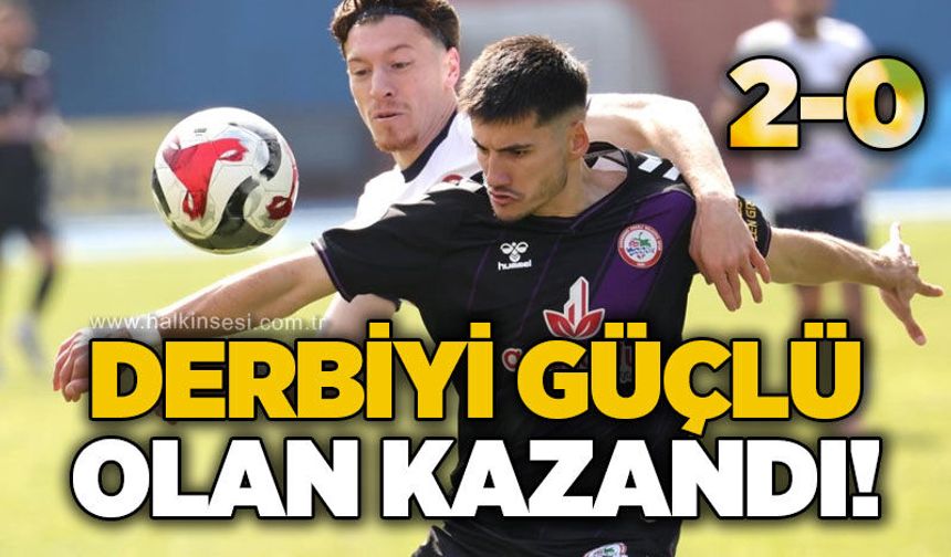 Derbiyi güçlü olan kazandı… 2-0