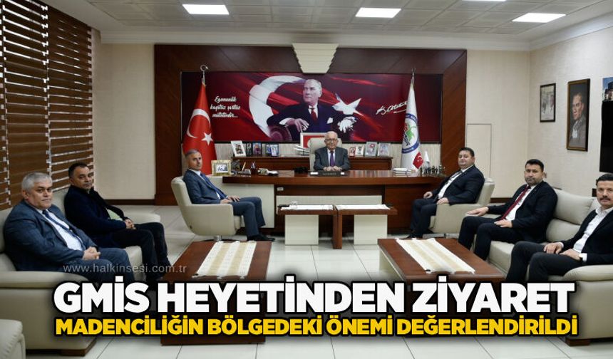 GMİS Heyetinden Ziyaret: Madenciliğin Bölgedeki Önemi Değerlendirildi