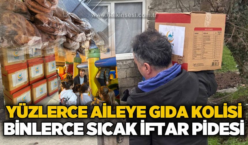 200'e yakın aileye yardım kolisi, binlerce sıcak iftar pidesi: "Dayanışmamız ısrarla devam edecek"