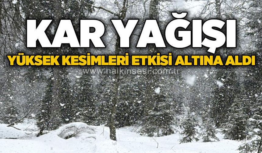 Yüksek kesimlerde kar kalınlığı 1 metreyi aştı