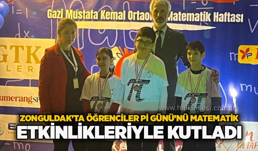 Zonguldak’ta öğrenciler Pi Günü’nü matematik etkinlikleriyle kutladı