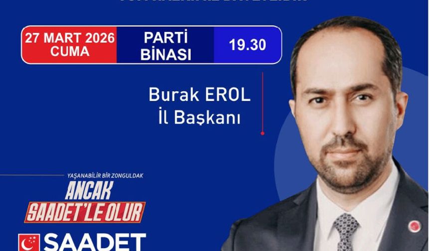 Saadet Partisi’nden “Saadet Divanı” programına davet