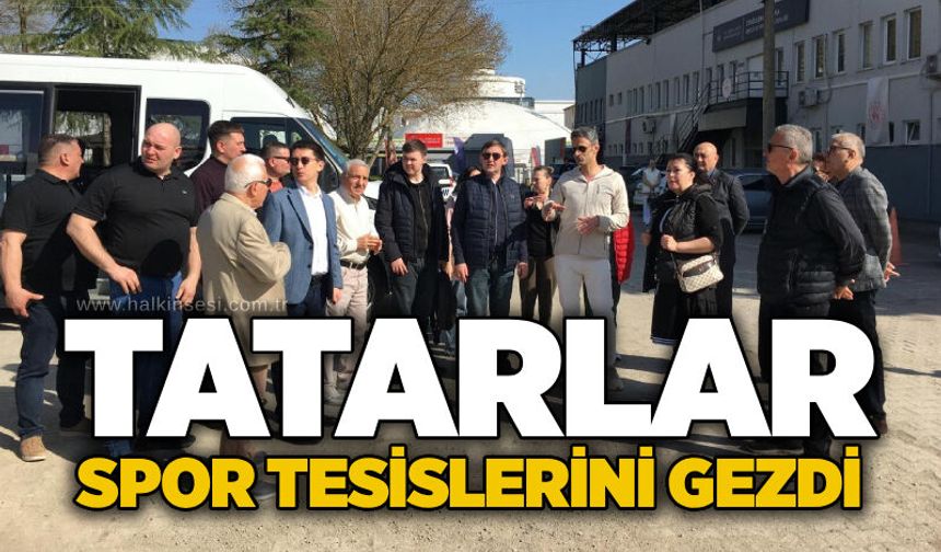 Tatarlar spor tesislerini gezdi