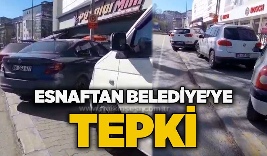 Esnaftan Belediye'ye tepki