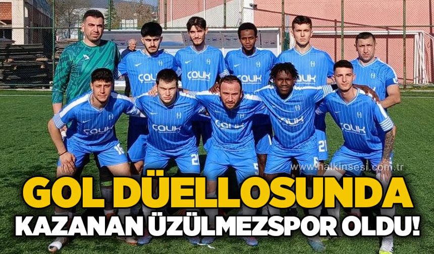 Gol düellosunda kazanan Üzülmezspor oldu!