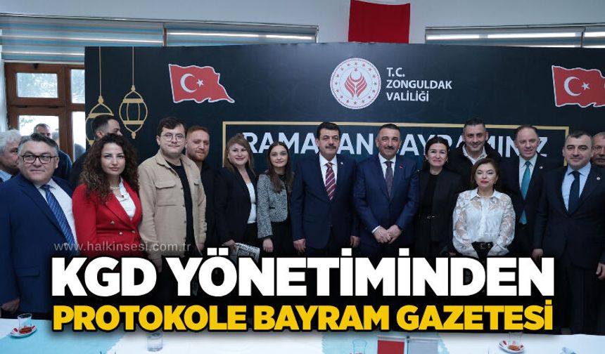 KGD Yönetiminden protokole Bayram Gazetesi