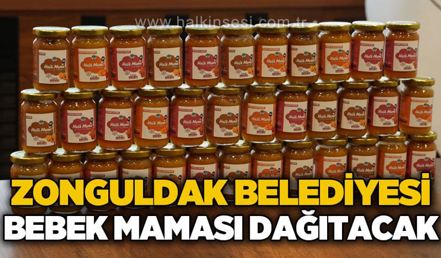 Zonguldak Belediyesi bebek maması dağıtacak