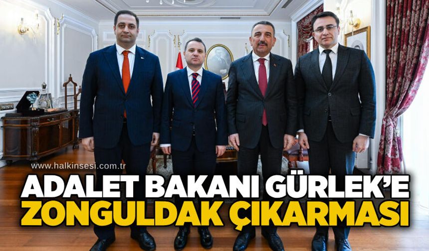 Adalet Bakanı Gürlek’e Zonguldak çıkarması