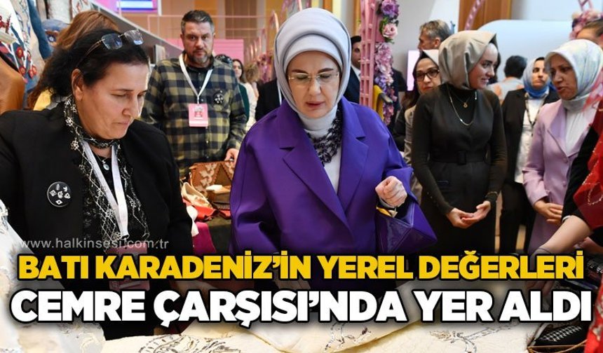 Batı Karadeniz'in yerel değerleri Cemre Çarşısı'nda yer aldı