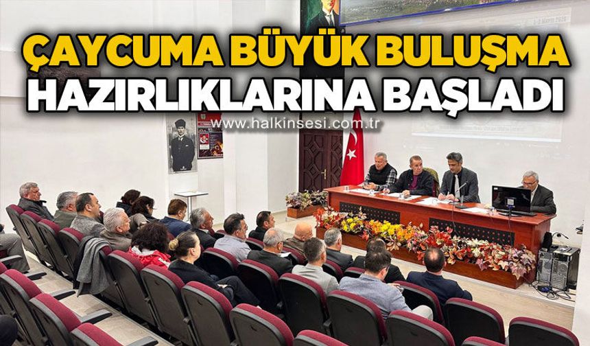 Çaycuma büyük buluşmaya hazırlanıyor