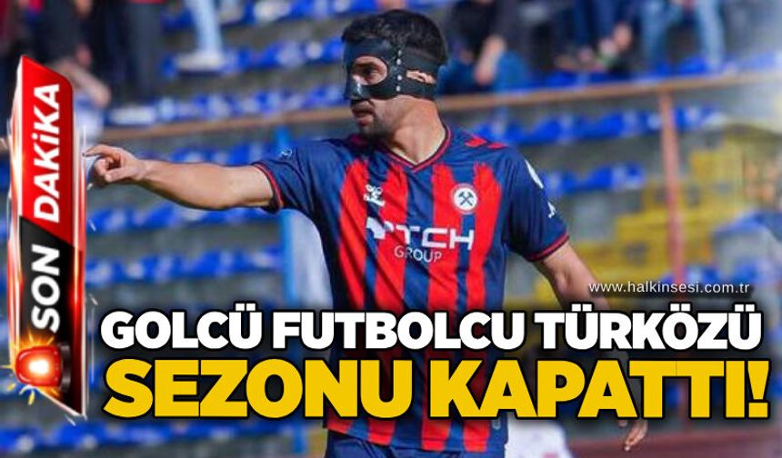 Golcü futbolcu Türközü sezonu kapattı!