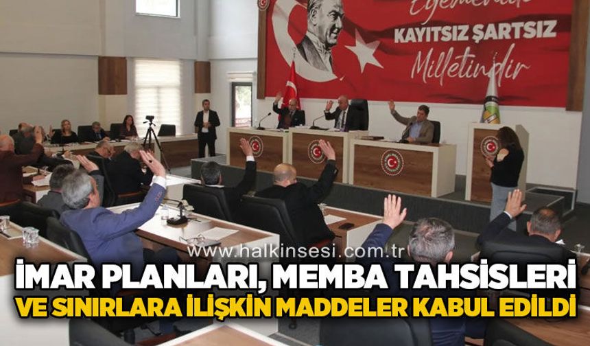 İl Genel Meclisi Nisan ayı 4. birleşimini yaptı: Gündem maddeleri oy birliğiyle kabul edildi