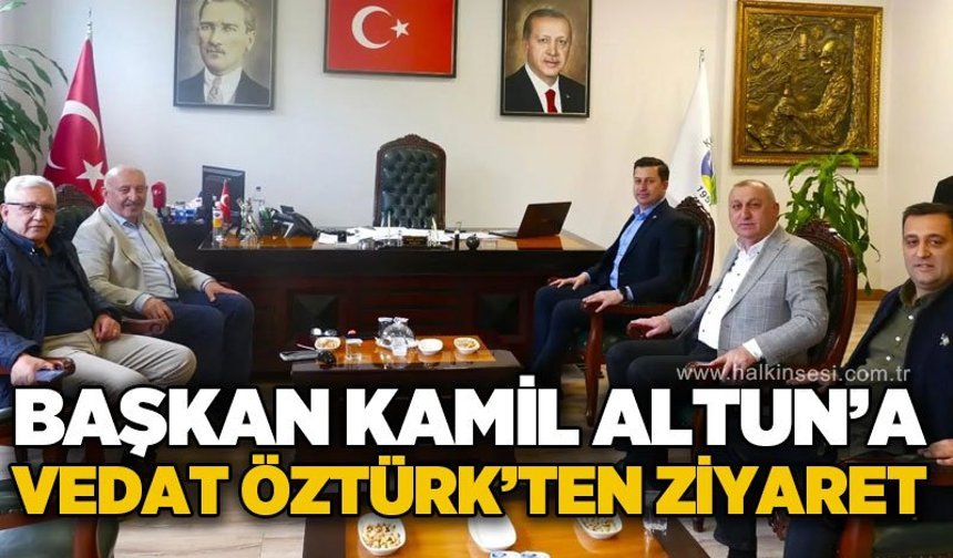 Başkan Öztürk’ten Kilimli Belediye Başkanı Kamil Altun’a ziyaret