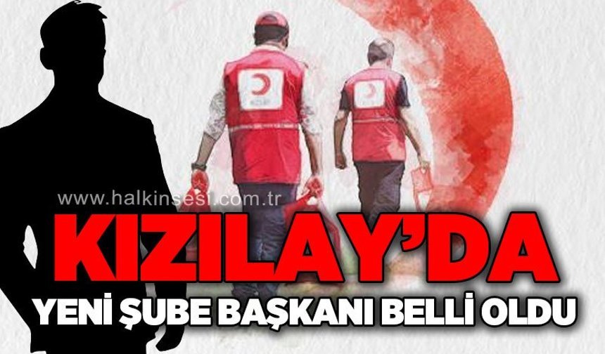 Kızılay Çaycuma'da yeni şube başkanı belli oldu