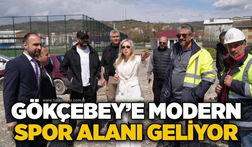 Gökçebey’e modern spor alanı geliyor