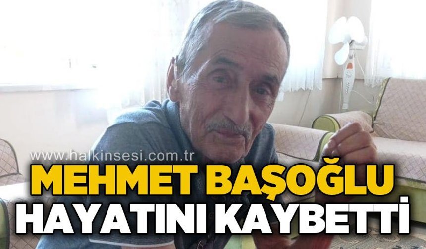 Mehmet Başoğlu hayatını kaybetti