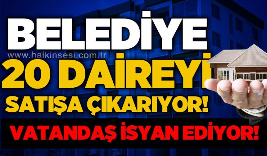 Vatandaşlardan Filyos Belediyesi’ne tepki: “20 daireyi satmak çözüm değil"