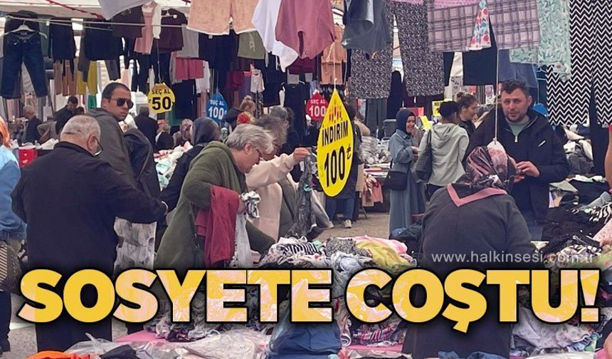 Sosyete coştu!