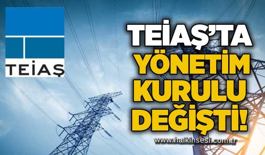 TEİAŞ’ta yönetim kurulu değişti!