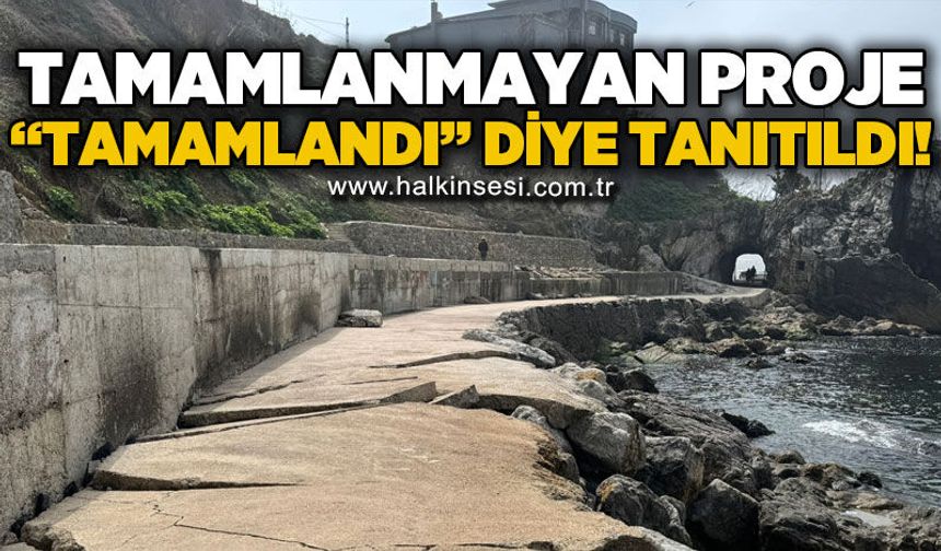 Tamamlanmayan proje “Tamamlandı” diye tanıtıldı: Tepkiler büyüyor