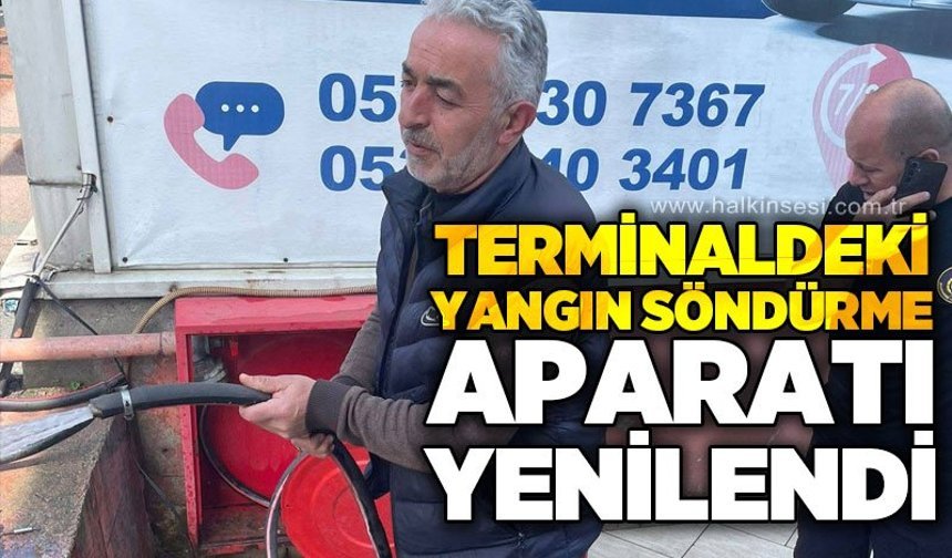 Yangın söndürme aparatı yenilendi