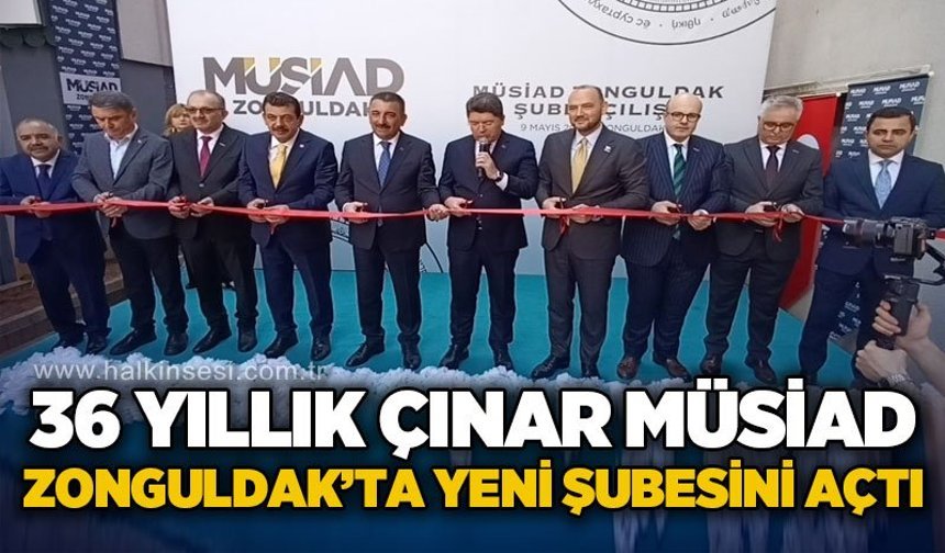 36 yıllık çınar, Zonguldak'ta yeni şubesini açtı