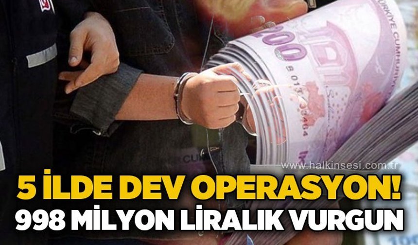 Sosyal medya üzerinden 998 milyonluk vurgun: 3 tutuklama!