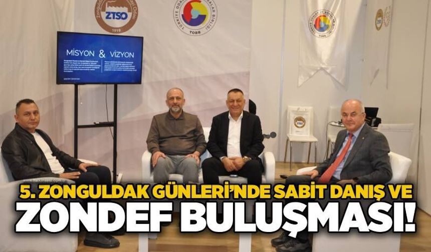 5. Zonguldak Günleri’nde Sabit Danış ve ZONDEF buluşması!