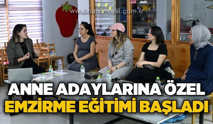 Anne adaylarına özel emzirme eğitimi başladı