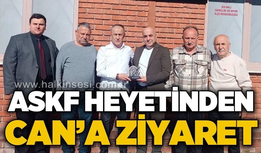 ASKF heyetinden Can’a ziyaret!