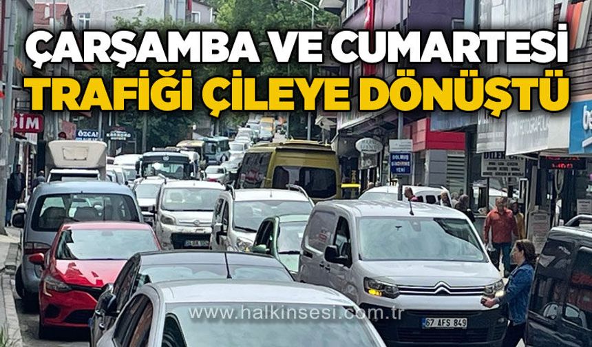 Çarşamba ve Cumartesi trafiği çileye dönüştü