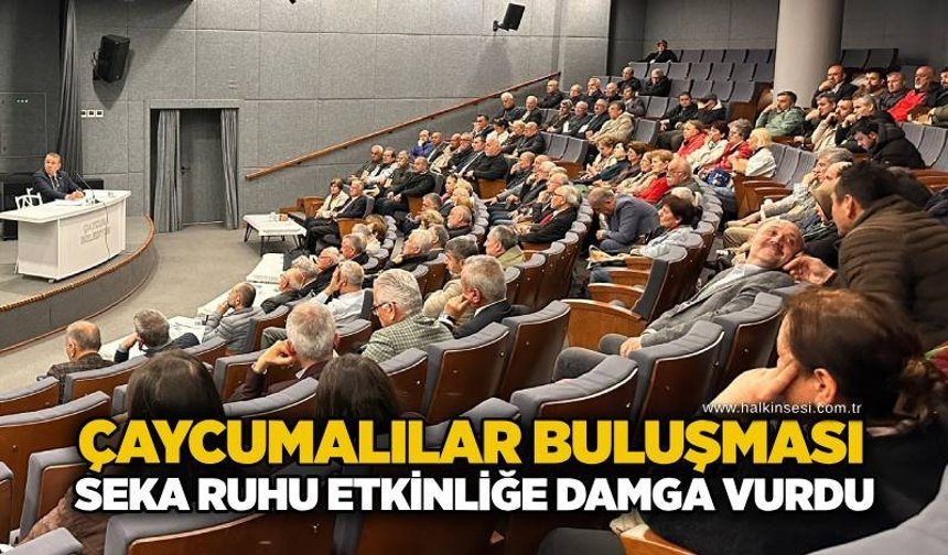 Çaycumalılar buluşması: SEKA ruhu etkinliğe damga vurdu