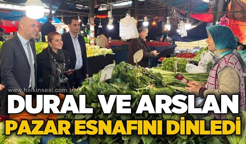 CHP Zonguldak'tan Kozlu Pazaryeri'nde esnaf ziyareti